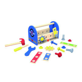 Disney Mickey Mouse Boite à outils en bois Multicolore - 24.5x12.8x14.8 cm