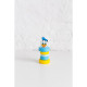 Disney Donald Duck Hochet en bois Multicolore - 5.5 x 5.5 x 15 cm