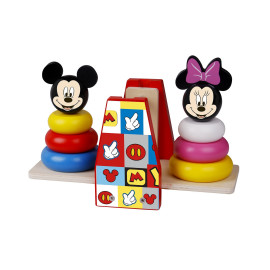 Disney Mickey Mouse jouet d'équilibre en bois Multicolore - 23x10.5x16 cm