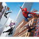 Rideaux Disney Marvel Avengers Spiderman Miles Morales - 4 personnages - 2 pièces L180 cm x H 160cm