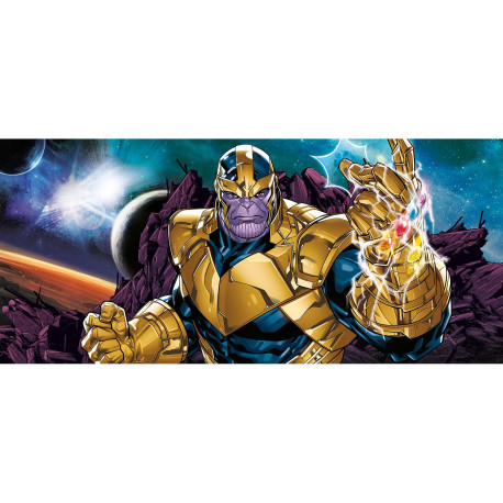 Poster géant - intissé Disney Marvel Avengers – Thanos 202 cm x 90 cm