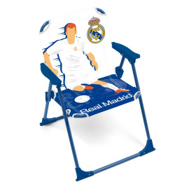 Chaise pliante avec accoudoirs Real Madrid CF