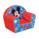 Canapé en mousse avec revêtement amovible 42x52x32cm de DISNEY-Mickey