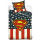 Parure de lit réversible Dc Comics - Superman USA - 140 cm x 200 cm