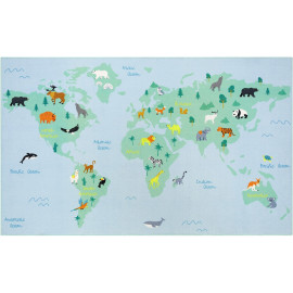 Tapis - World Map - 120 cm x200 cm
