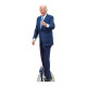 Figurine en carton Président Américain Joe Biden bras gauche et index pointé - Hauteur 185 cm