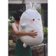 Peluche géante super douce Molang le lapin blanc - Hauteur 70 cm