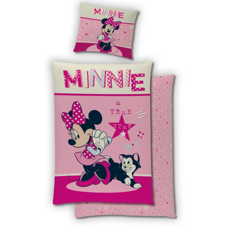 Parure de lit Minnie pour adultes et enfants, ensemble de literie, avec  housse de couette complète, Queen size, lit double, taie d'oreiller,  cadeaux - AliExpress