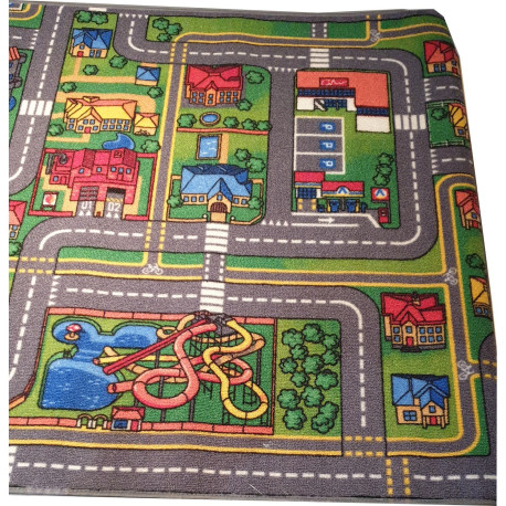 Tapis enfant – Circuit de voitures dans la ville - 95 x 133 cm - Tapis pour  enfant - Achat & prix