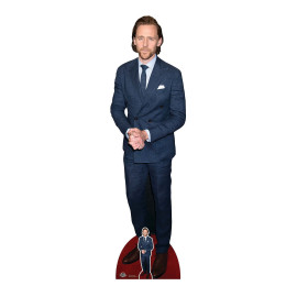 Figurine en carton Tom Hiddleston - acteur - Hauteur 181 cm