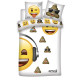 Parure de lit simple - Emoji - 140 cm x 200 cm