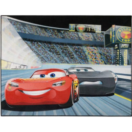 Tapis Cars en pleine course - Disney 95 x 125 cm