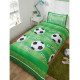 Parure de lit simple Football pour lit 135 cm x 200 cm