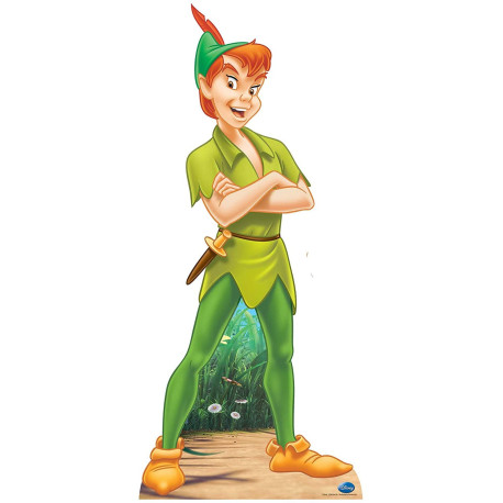 Figurine en carton taille réelle Disney Peter Pan H 161 CM 