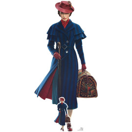 Figurine géante en carton Mary Poppins le retour de Mary Poppins Disney H 187 CM