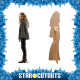 Mini Figurine en carton Hermione Granger avec baguette magique en tenue de ville Film Harry Potter 92 CM