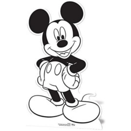 Figurine géante en carton à colorier Mickey Disney H 89 CM 