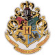 Blason en carton Ecole des sorciers Poudlard Harry Potter 61X48 CM