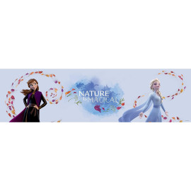 Frise auto-adhésive Disney - La Reine des Neiges 2 - modèle La Nature est Magique - 5 M x 14 CM