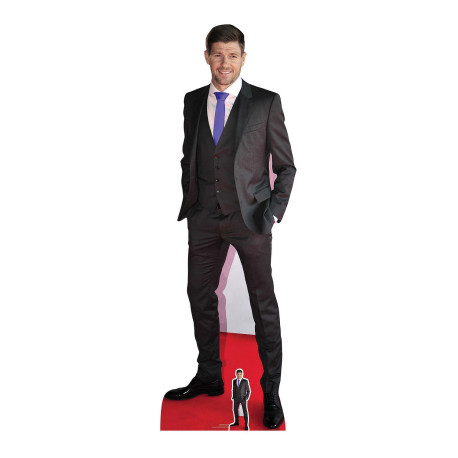 Figurine en carton taille réelle Steven Gerrard Costard - Footballeur 184 cm