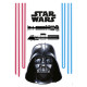 8 Stickers géant Dark Vador et Sabres Laser Star Wars 50 x 70 cm