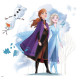 Stickers Elsa, Anna et Olaf La Reine des Neiges 2 Disney Aquarelles