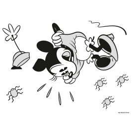 Stickers Noir et Blanc Minnie Mouse Disney