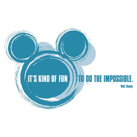 Stickers Décoration Murale "It's kind of fun" Disney