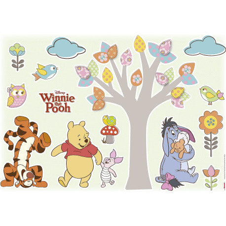14 Stickers Winnie l'Ourson Disney