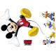 6 Stickers Mickey Mouse et ses amis Disney
