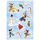 Stickers Muraux Mickey Mouse "Mickey Ice Slide" Patinage sur Glace Disney