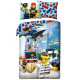 Parure de lit simple Lego Ninjago - 140 cm x 200 cm