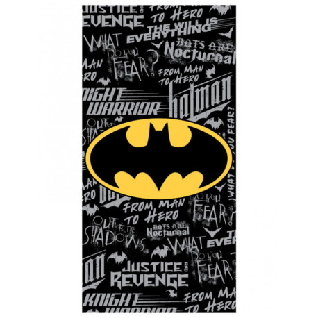 Serviette de plage Batman DC Comics - 140 cm x 70 cm