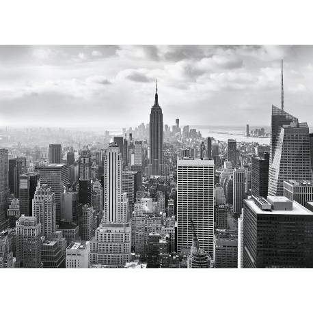 NYC Black and White Photo murale New York City - 368 x 254 cm