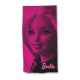 Serviette de plage - barbie rose - 70 cm x 140 cm