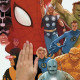 Stickers muraux classiques Marvel Avengers 
