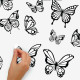 Stickers papillons à colorier