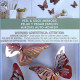 Stickers papillons rose or métal 3D
