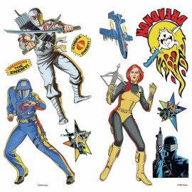  Stickers G.I. JOE retro