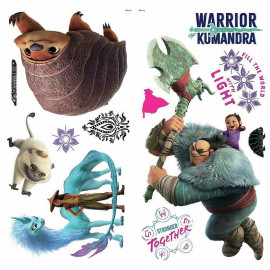 Stickers muraux géant Raya et le dernier Dragon et Kumandra