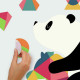 STICKERS MATERNELLE PANDA DE ANDY WESTFACE