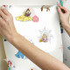Rouleau de papier peint auto-adhésif - Disney Princesses - Blanc - 45,7 cm x 575 cm