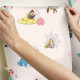 Rouleau de papier peint auto-adhésif - Disney Princesses - Rose - 45,7 cm x 575 cm