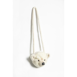 sac à main peluche ours blanc Bibib & Co