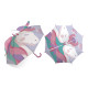 Parapluie en polyester de ZASKA-Licorne en 3D, 8 panneaux, diamètre 86cm, ouverture manuelle