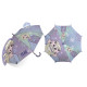 Parapluie en polyester de DISNEY-La Reine des Neiges II en 3D, 8 panneaux, diamètre 86cm, ouverture manuelle