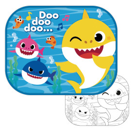 Protecteurs Solaires Pour Fenêtres Baby shark - 2 unités - Poster à colorier inclus de NICKELODEON