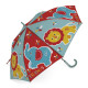 Parapluie en polyester de MATTEL-Fisher-Price, 8 panneaux, diamètre 64cm, ouverture manuelle