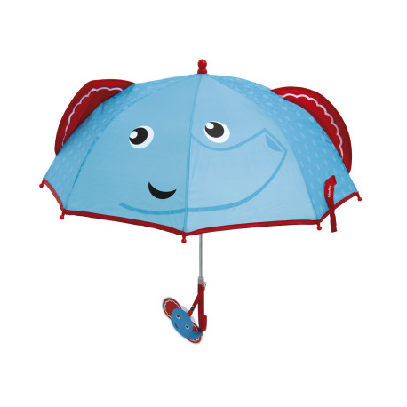 Parapluie en polyester de MATTEL-Fisher-Price éléphant bleu en 3D
