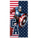 Serviette de bain Avengers - Marvel captain america - 70 cm x 140 cm